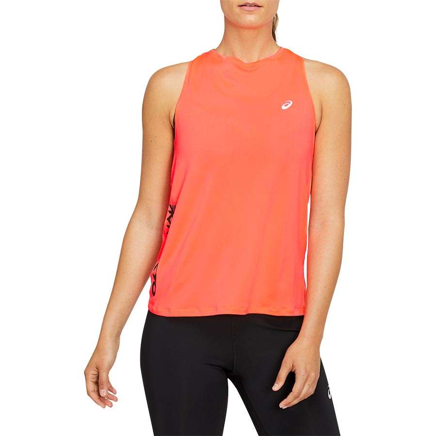 ASICS Future Tokyo Hardloopshirt Zonder Mouwen Oranje Dames