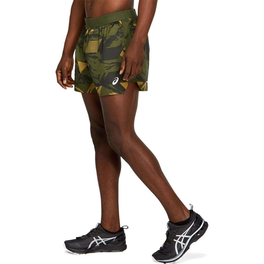 ASICS Future Camo Hardloopbroek Kort Groen Heren 