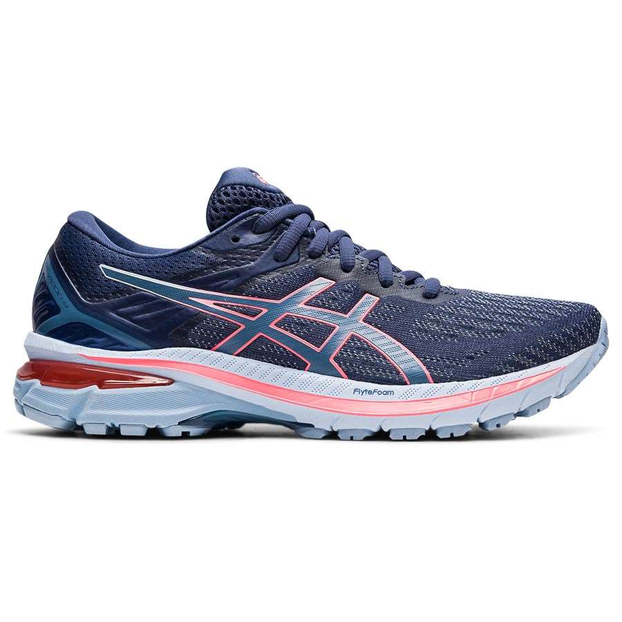 ASICS GT-2000 9 Hardloopschoenen Donkerblauw/Roze Dames