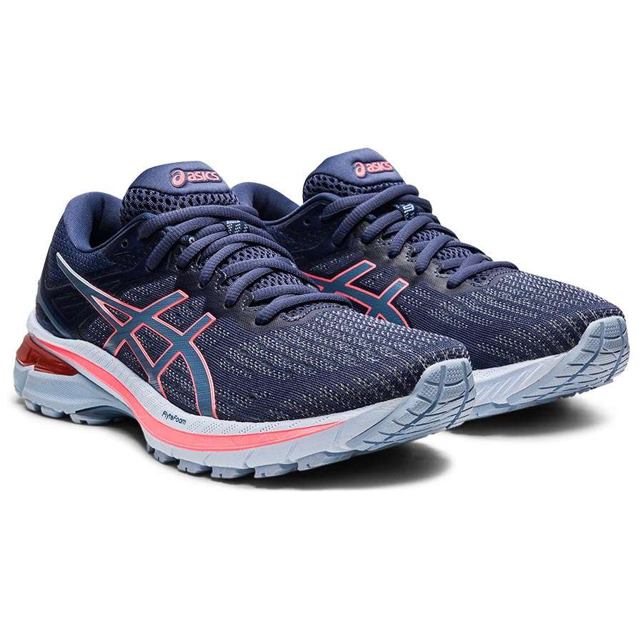 ASICS GT-2000 9 Hardloopschoenen Donkerblauw/Roze Dames