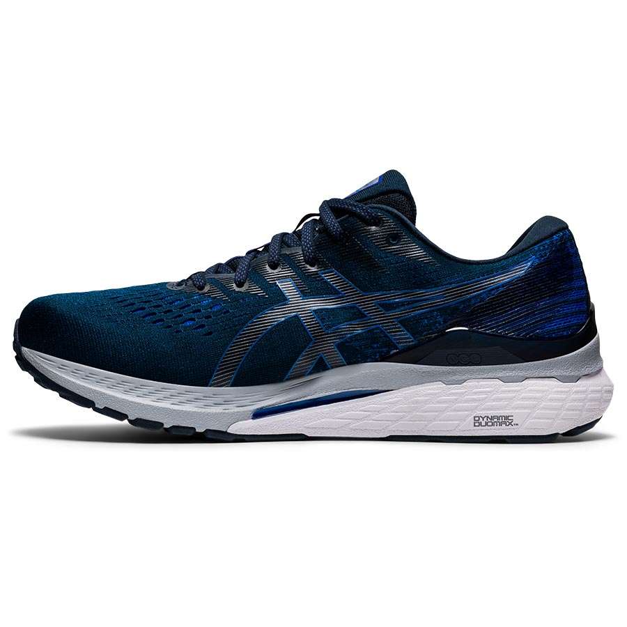 ASICS Gel Kayano 28 Hardloopschoenen Blauw/Zwart Heren