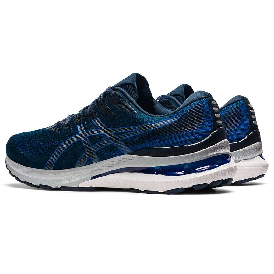 ASICS Gel Kayano 28 Hardloopschoenen Blauw/Zwart Heren