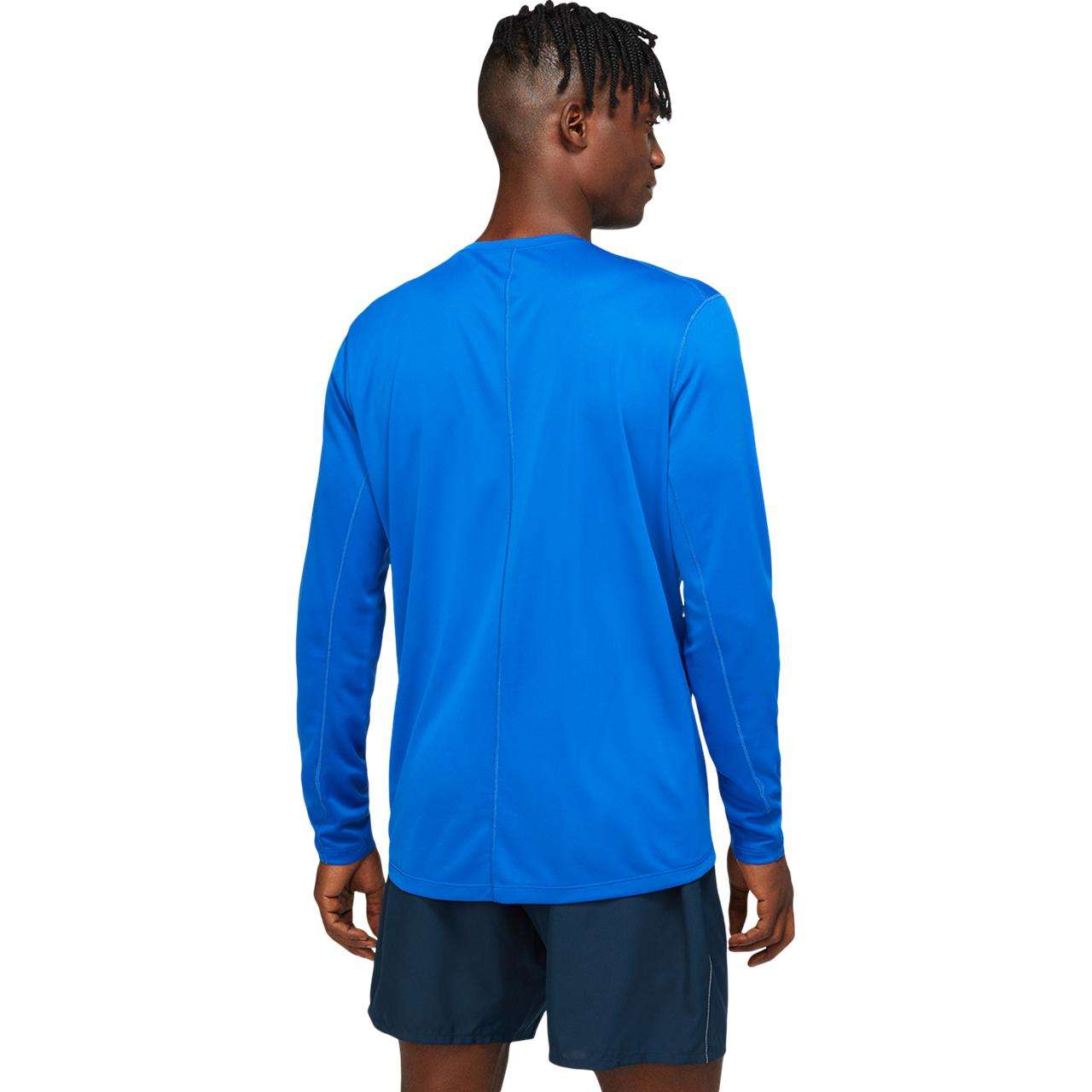 ASICS Core Hardloopshirt Lange Mouwen Blauw/Zilver Heren