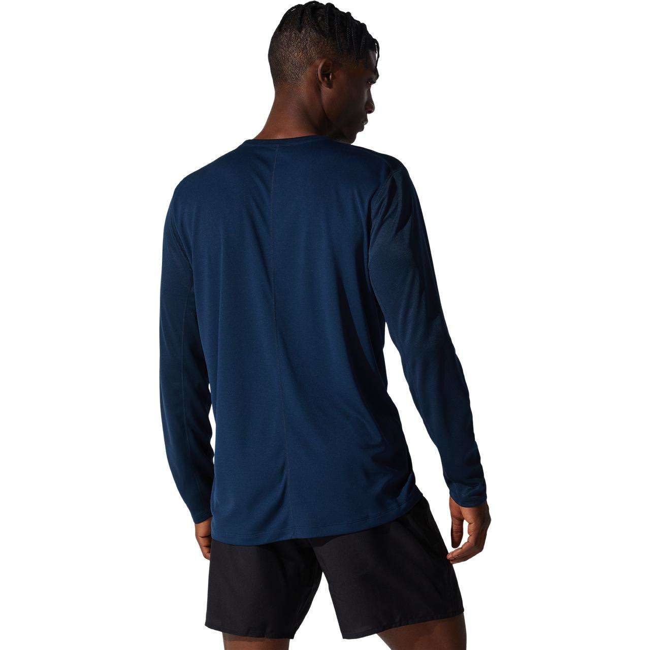 ASICS Core Hardloopshirt Lange Mouwen Donkerblauw Heren