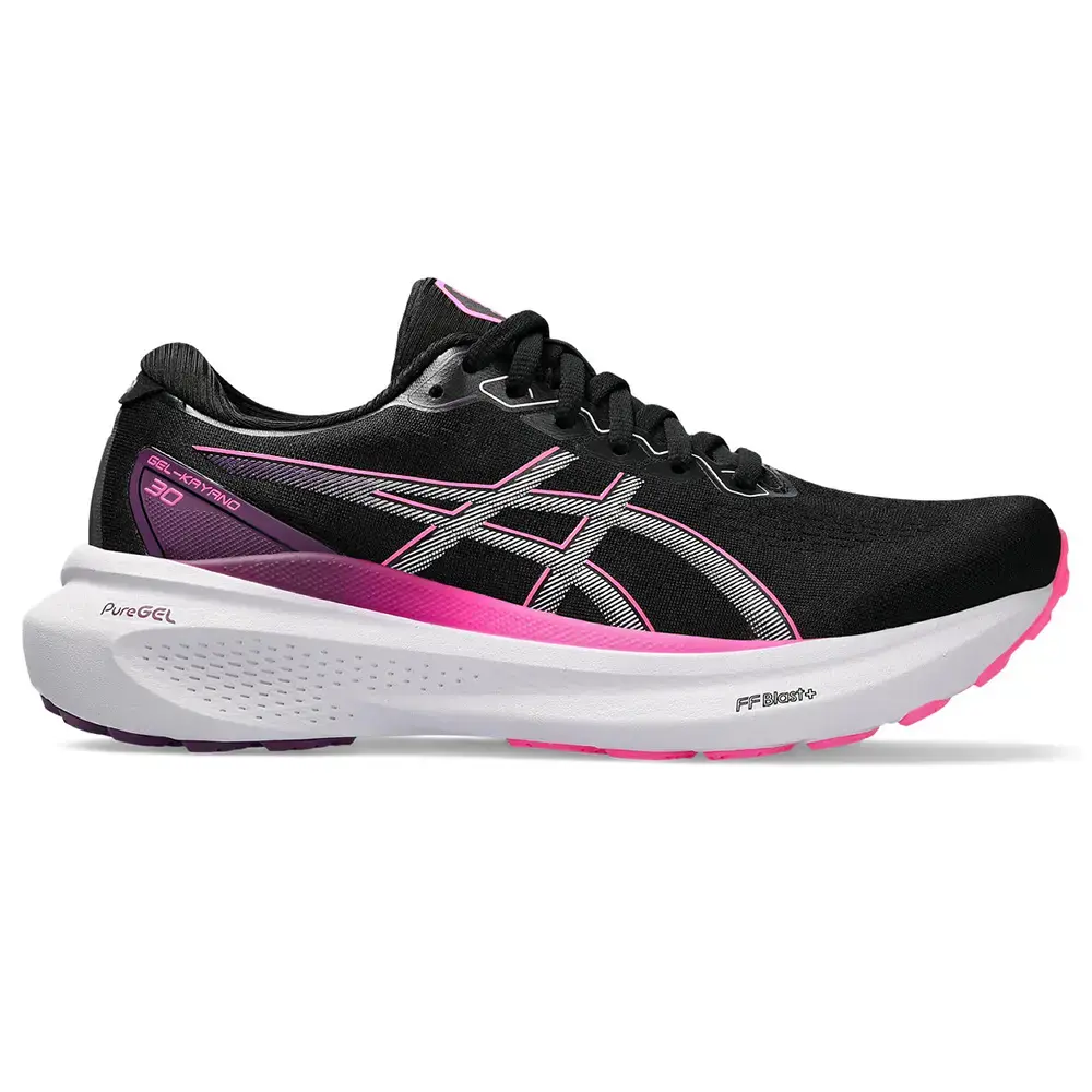 ASICS Gel-Kayano 30 Hardloopschoenen Zwart/Roze Dames