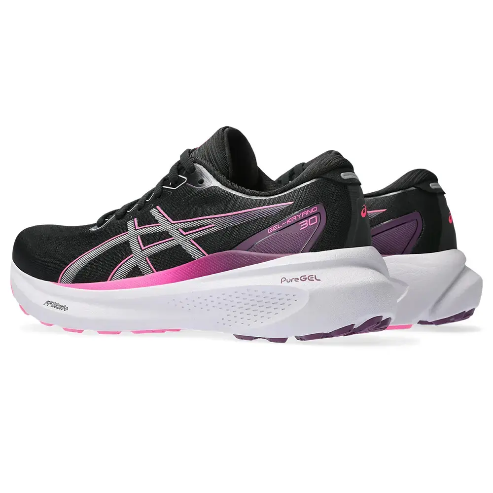 ASICS Gel-Kayano 30 Hardloopschoenen Zwart/Roze Dames