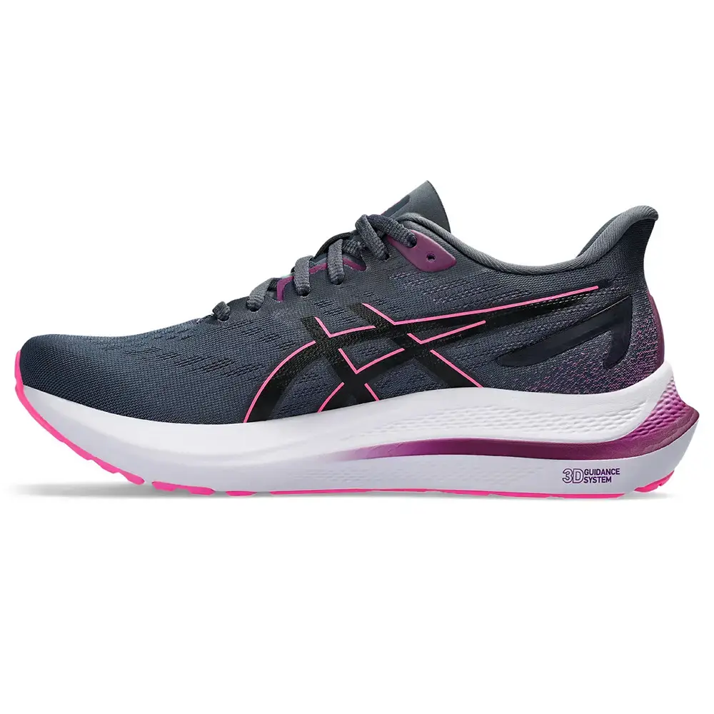 ASICS GT-2000 12 Hardloopschoenen Grijs/Roze Dames