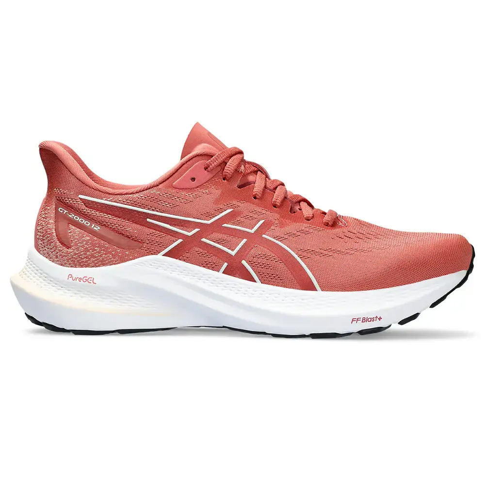 ASICS GT-2000 12 Hardloopschoenen Roze/Wit Dames