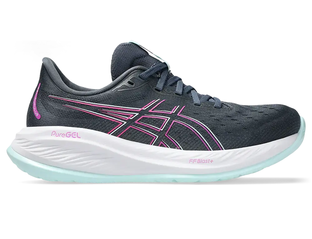 ASICS Gel-Cumulus 26 Hardloopschoenen Grijs/Roze Dames