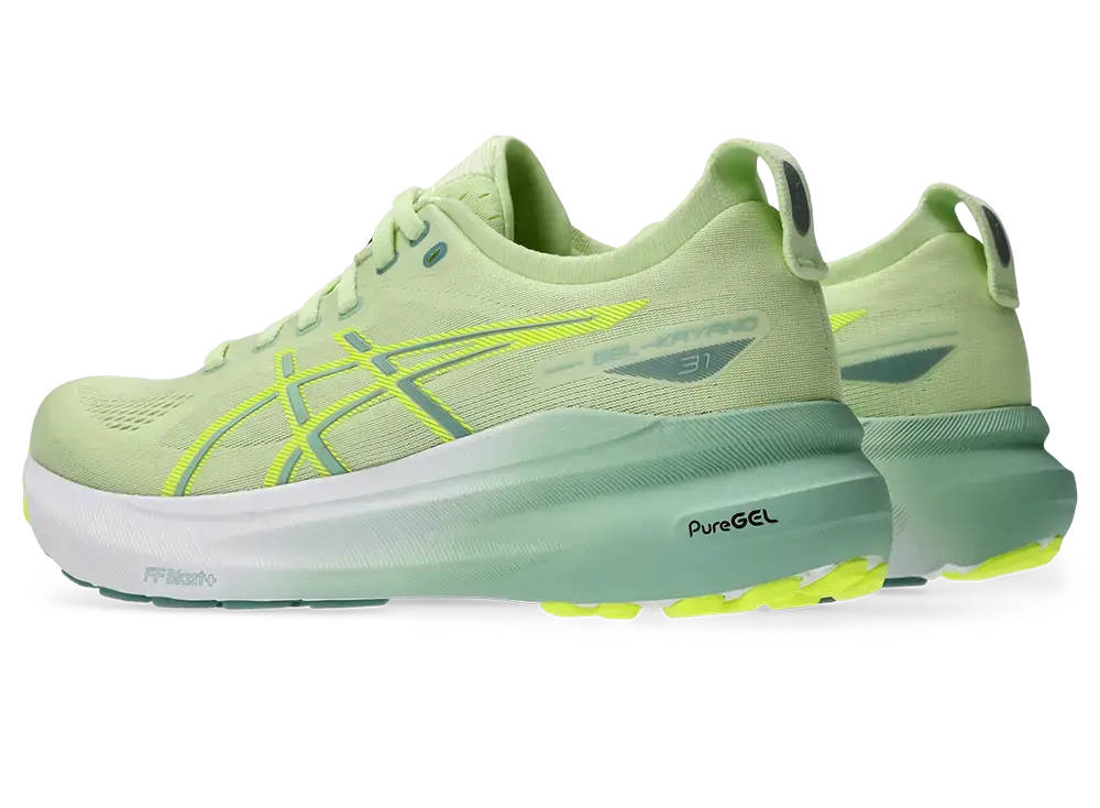 ASICS Gel-Kayano 31 Hardloopschoenen Groen/Geel Dames