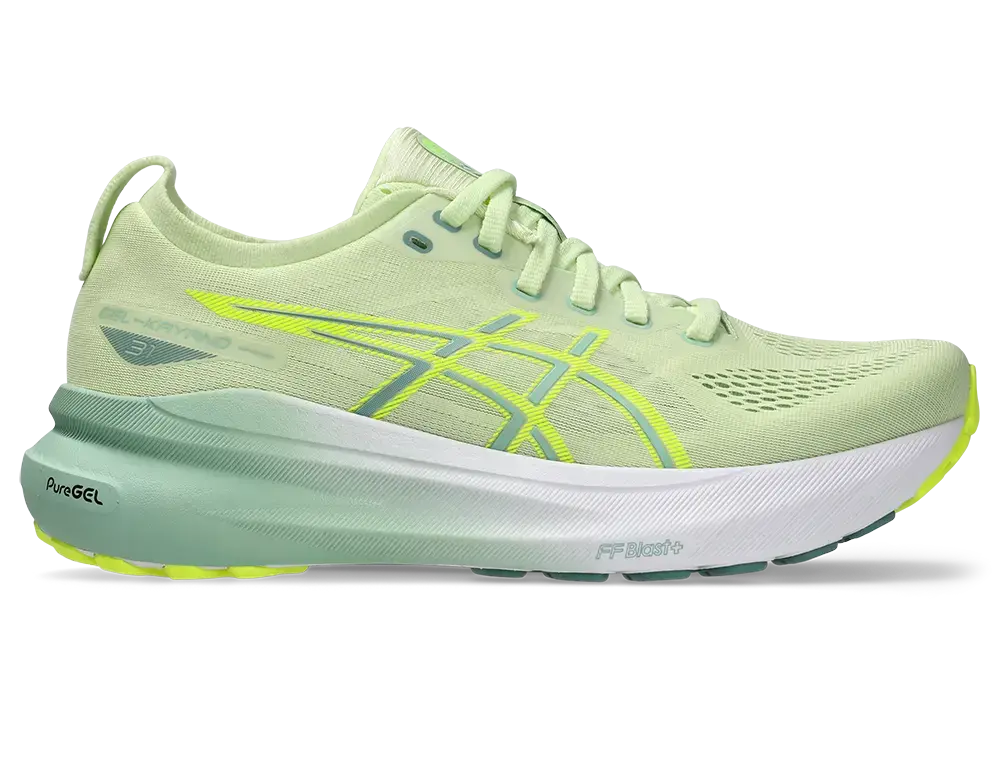 ASICS Gel-Kayano 31 Hardloopschoenen Groen/Geel Dames