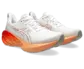 ASICS Novablast 4 Hardloopschoenen Wit/Rood/Oranje Heren