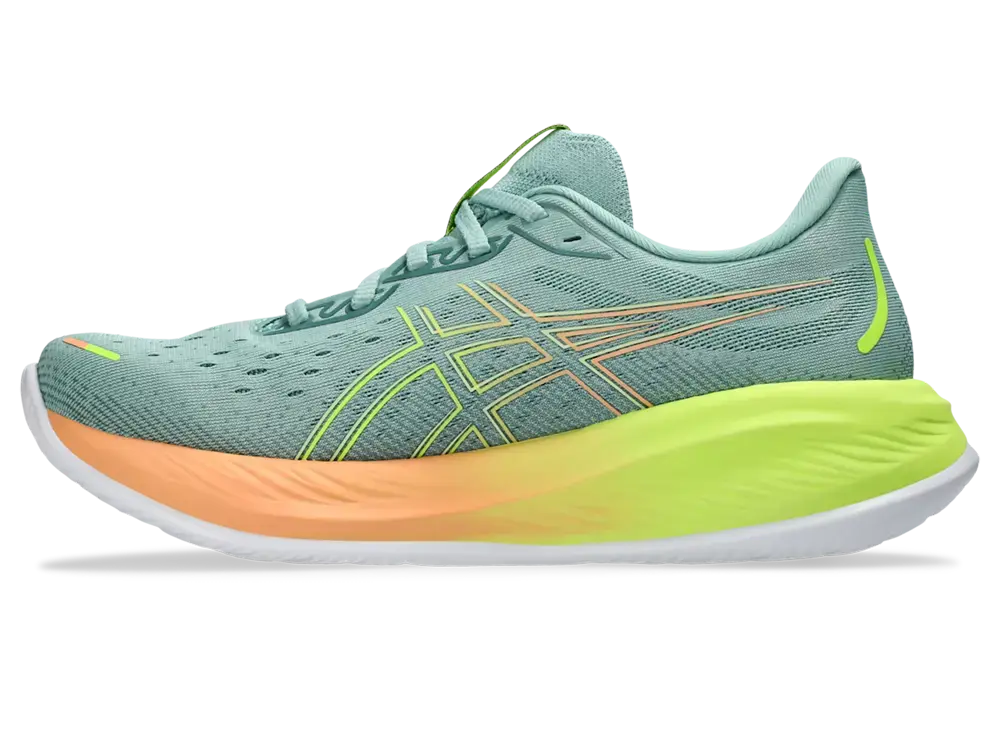 ASICS Gel-Cumulus 26 Paris Hardloopschoenen Groen/Geel/Oranje Dames