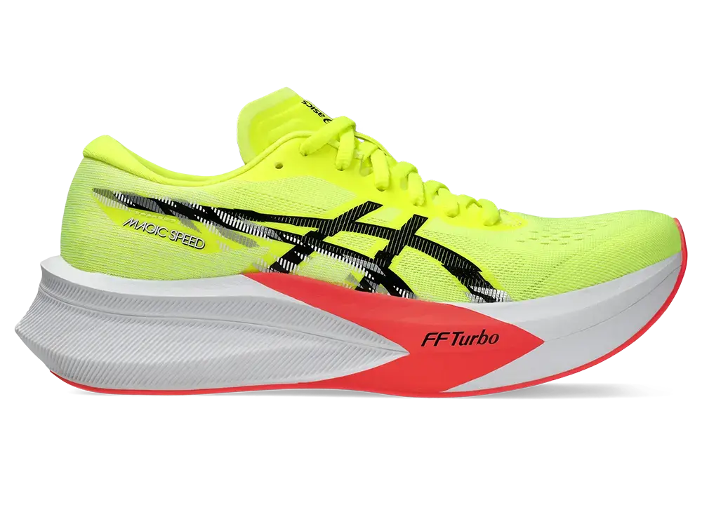 ASICS Magic Speed 4 Hardloopschoenen Geel/Zwart Dames