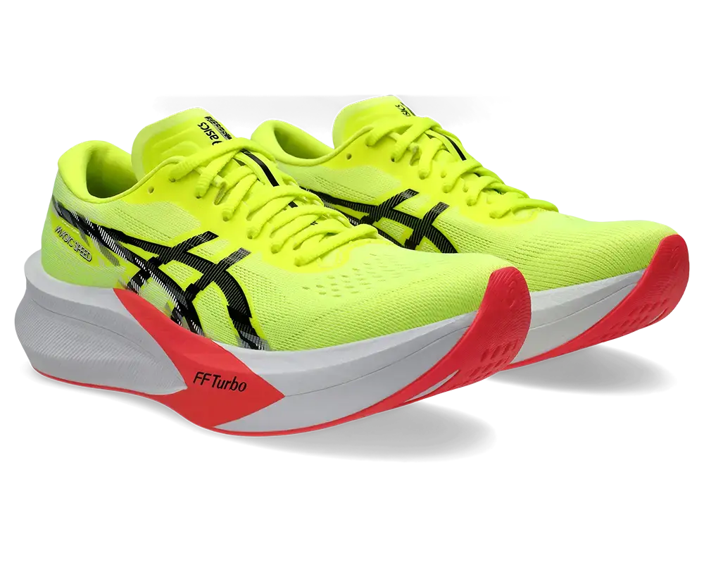 ASICS Magic Speed 4 Hardloopschoenen Geel/Zwart Dames