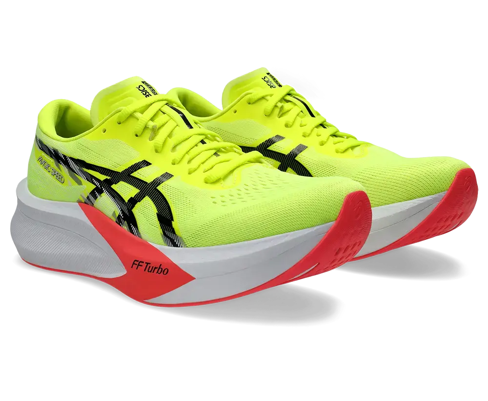 ASICS Magic Speed 4 Hardloopschoenen Geel/Zwart Heren