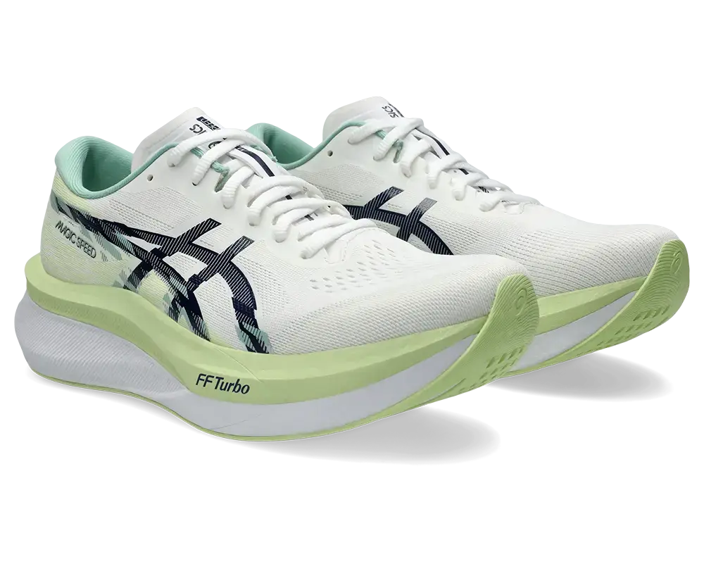 ASICS Magic Speed 4 Hardloopschoenen Lichtgroen/Wit Heren