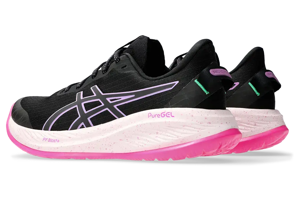 ASICS Gel-Cumulus 26 Lite-Show Hardloopschoenen Zwart/Roze Dames