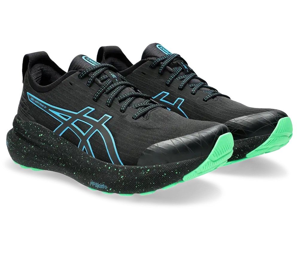 ASICS Gel-Kayano 31 Lite-Show Trail Hardloopschoenen Zwart/Blauw Heren