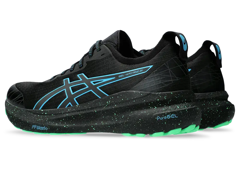 ASICS Gel-Kayano 31 Lite-Show Trail Hardloopschoenen Zwart/Blauw Heren