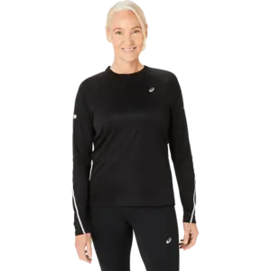 ASICS Road Lite-Show Hardloopshirt Lange Mouwen Zwart Dames