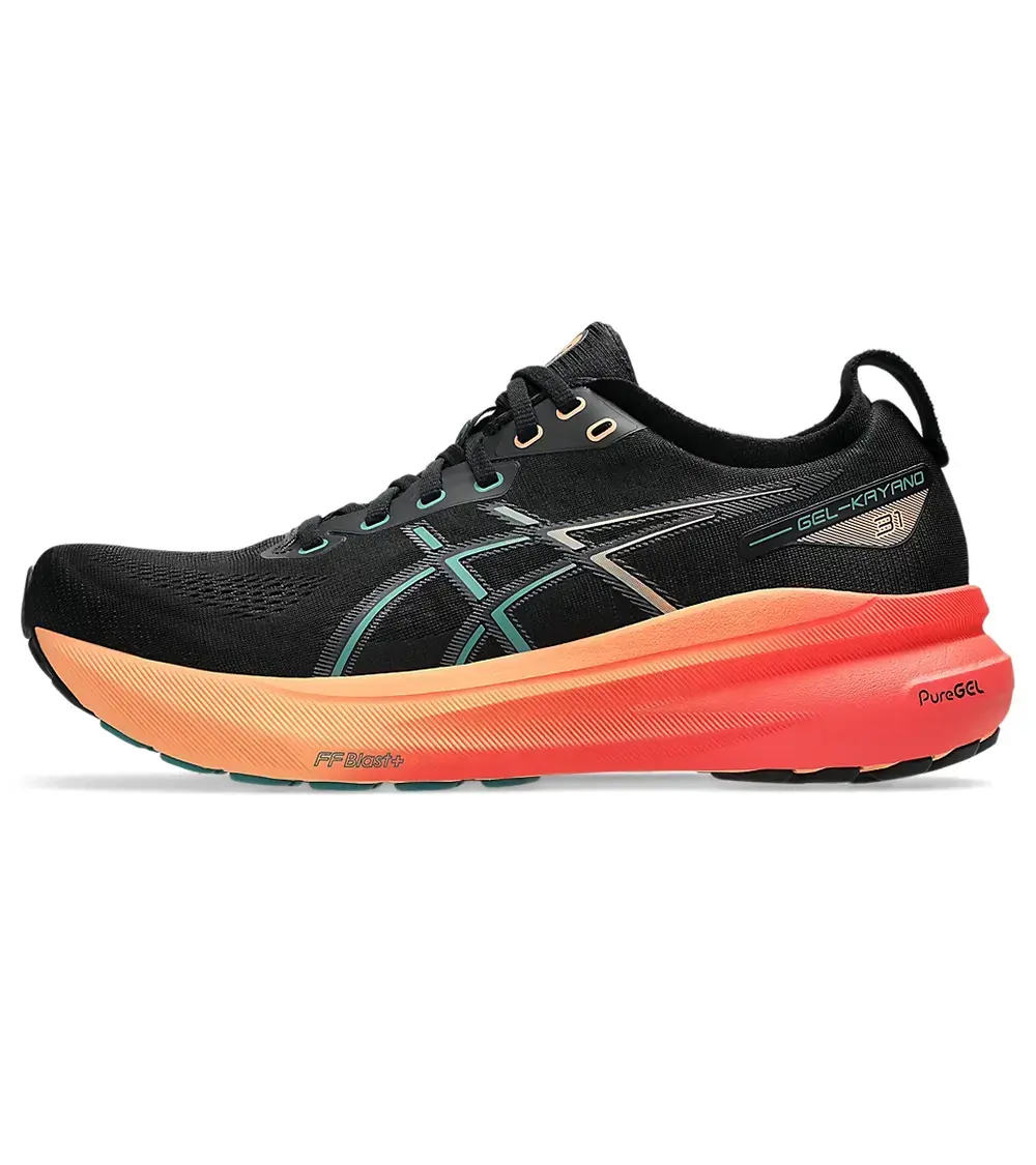 ASICS Gel-Kayano 31 Hardloopschoenen Zwart/Oranje Heren