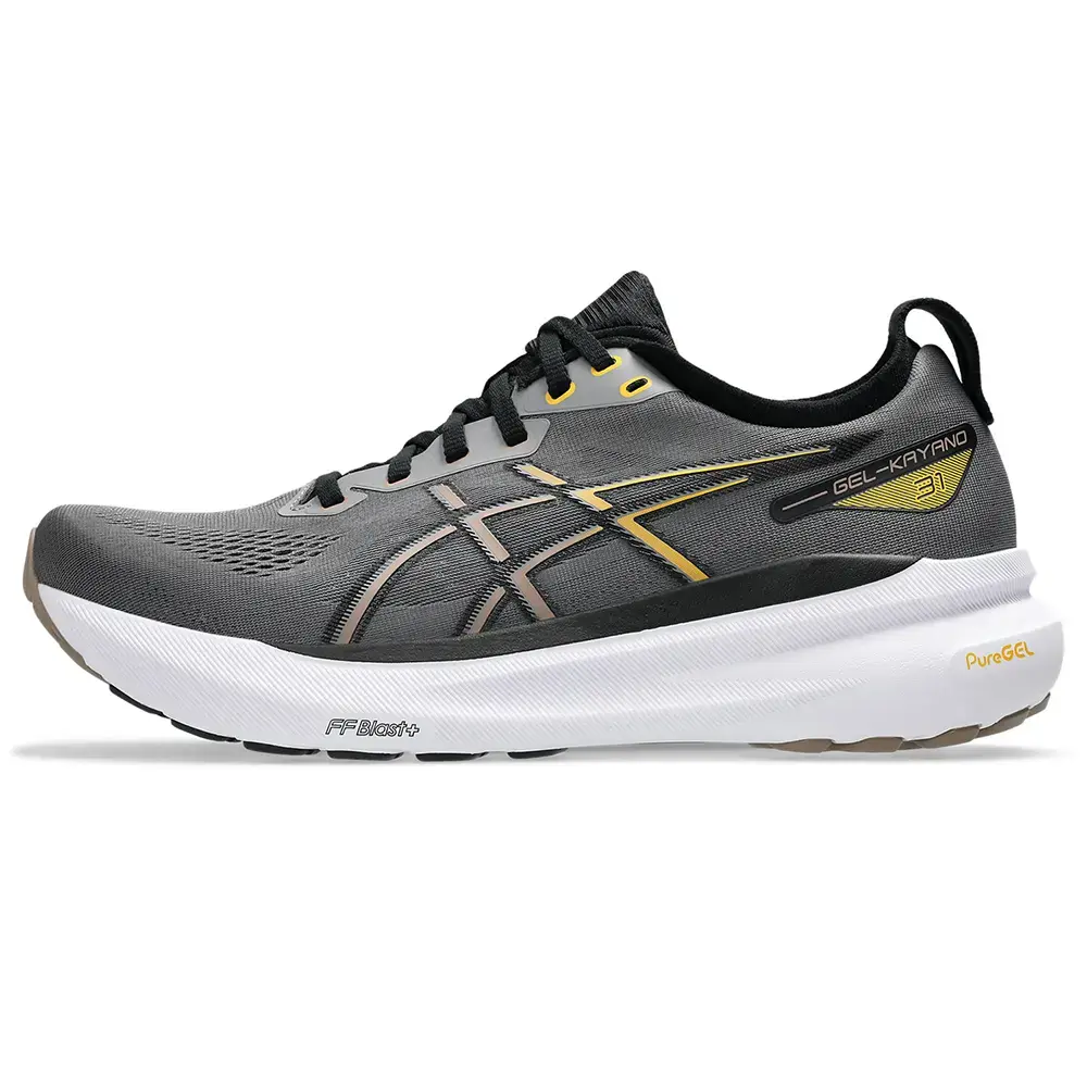 ASICS Gel-Kayano 31 Hardloopschoenen Grijs/Zwart/Wit Heren