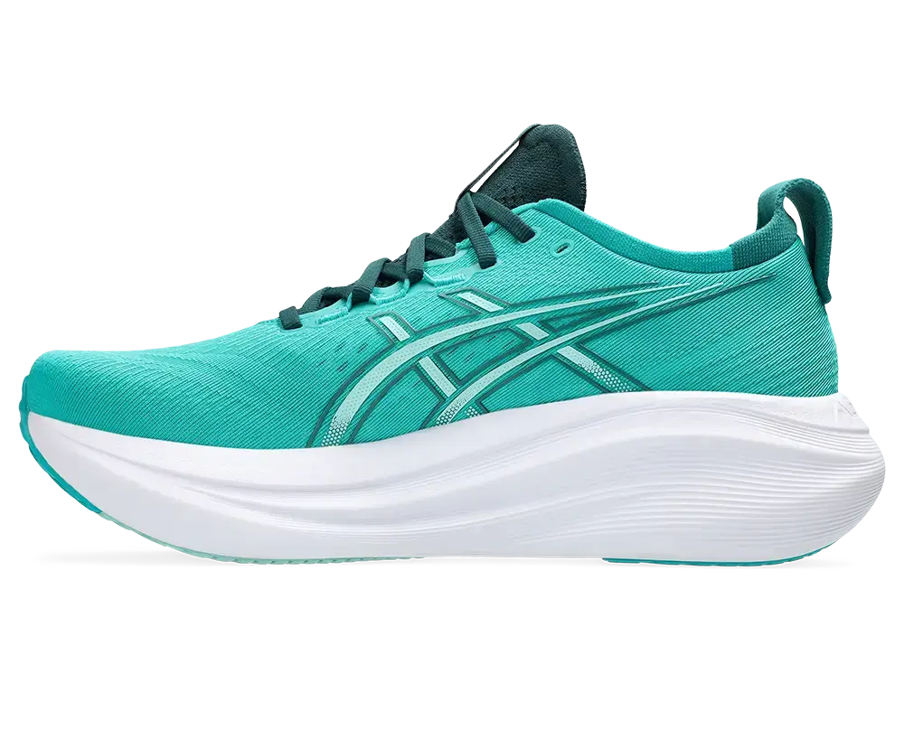 ASICS Gel-Nimbus 27 Hardloopschoenen Groen/Blauw Heren