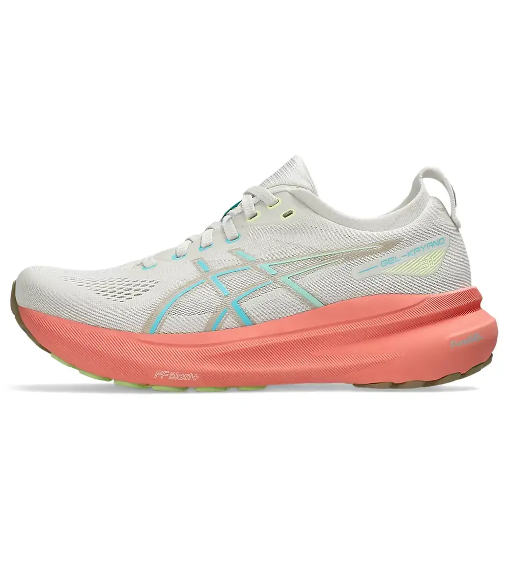 ASICS Gel-Kayano 31 Hardloopschoenen Beige/Roze Dames