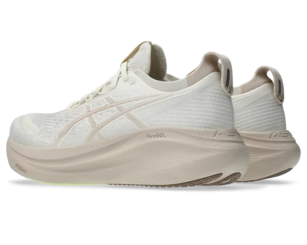 ASICS Gel-Nimbus 27 Hardloopschoenen Beige/Beige Dames