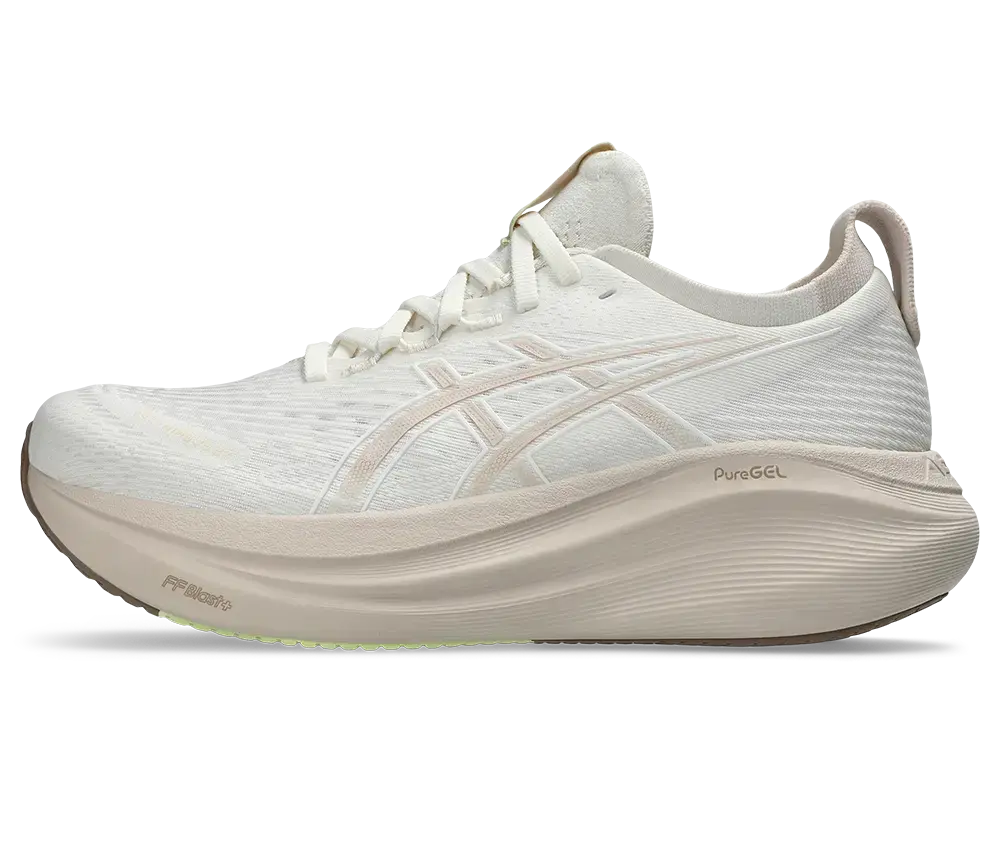 ASICS Gel-Nimbus 27 Hardloopschoenen Beige/Beige Dames