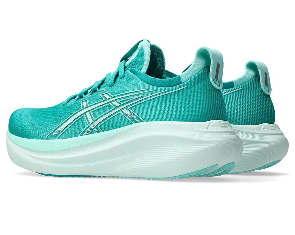 ASICS Gel-Nimbus 27 Hardloopschoenen Groen/Wit Dames