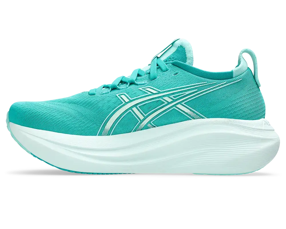 ASICS Gel-Nimbus 27 Hardloopschoenen Groen/Wit Dames