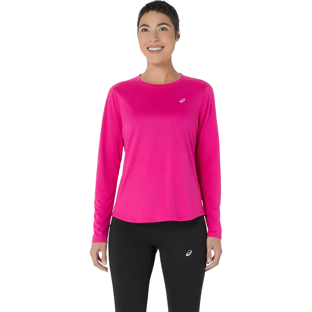 ASICS Core Hardloopshirt Lange Mouwen Roze Dames