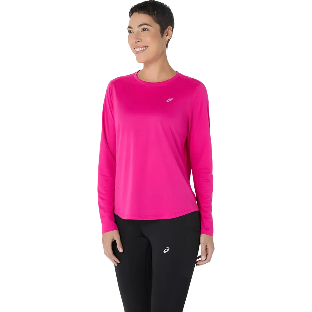 ASICS Core Hardloopshirt Lange Mouwen Roze Dames