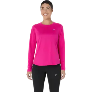 ASICS Core Hardloopshirt Lange Mouwen Roze Dames