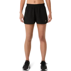 ASICS Core Split Hardloopbroek Kort Zwart Dames