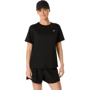 ASICS Core Hardloopshirt Korte Mouwen Zwart Dames