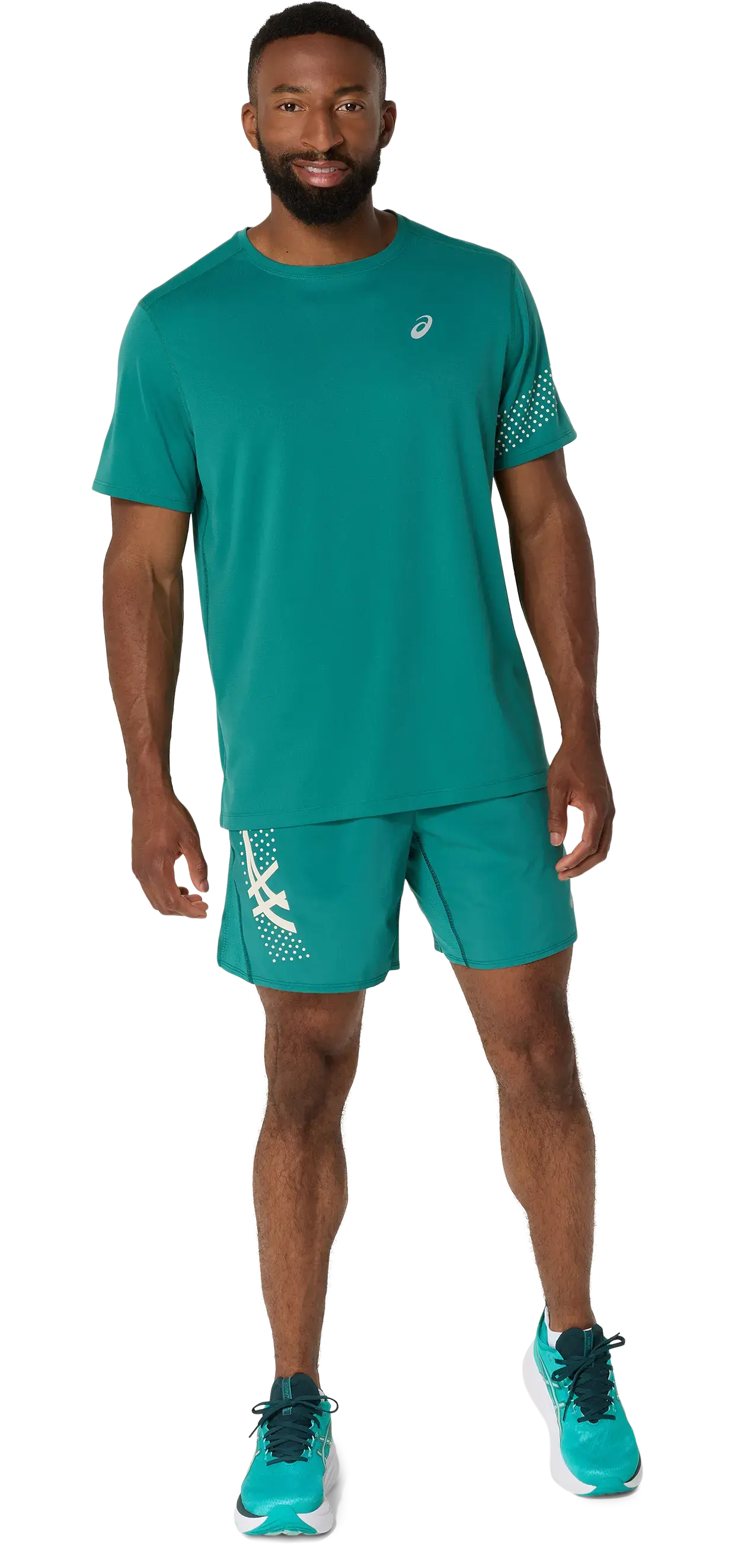 ASICS Icon Hardloopshirt Korte Mouwen Groen Heren