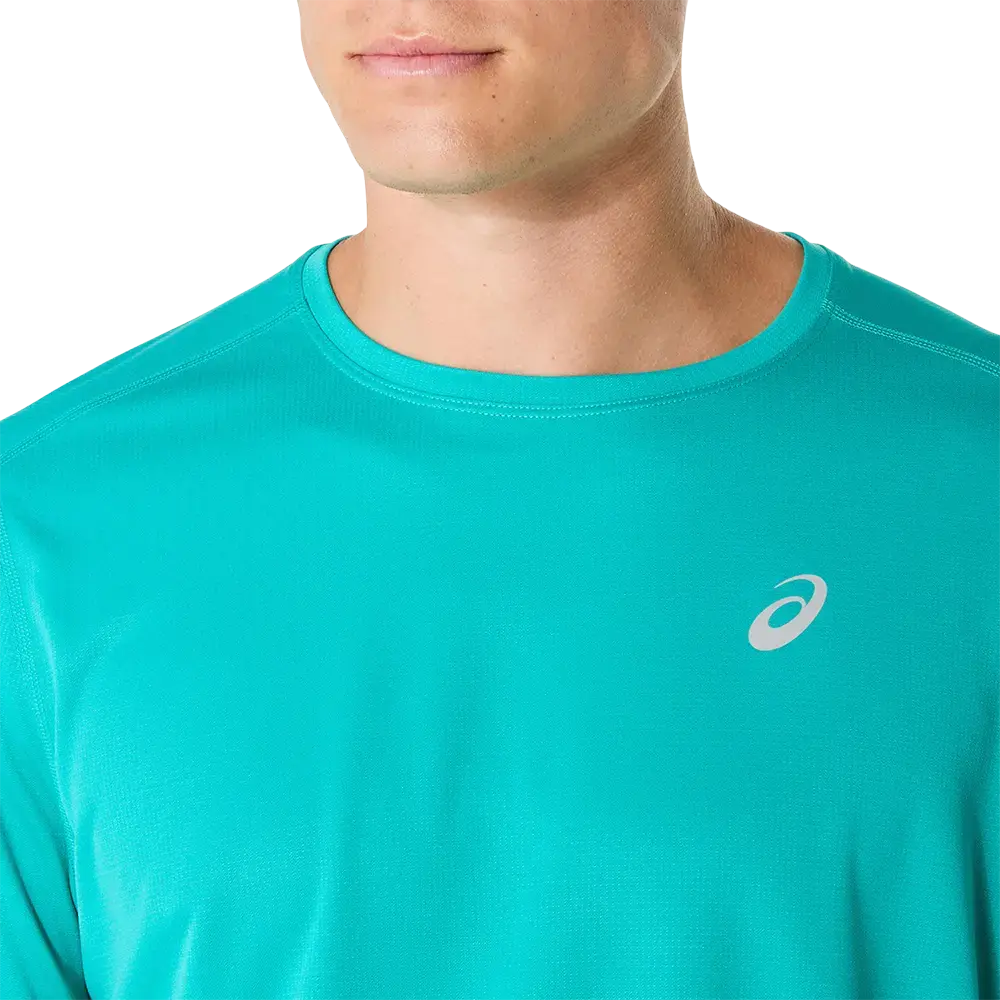 ASICS Icon Hardloopshirt Korte Mouwen Blauw Heren