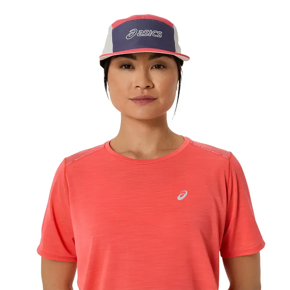 ASICS Road Hardloopshirt Korte Mouwen Roze Dames