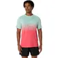 ASICS Seamless Hardloopshirt Korte Mouwen Roze/Groen Heren