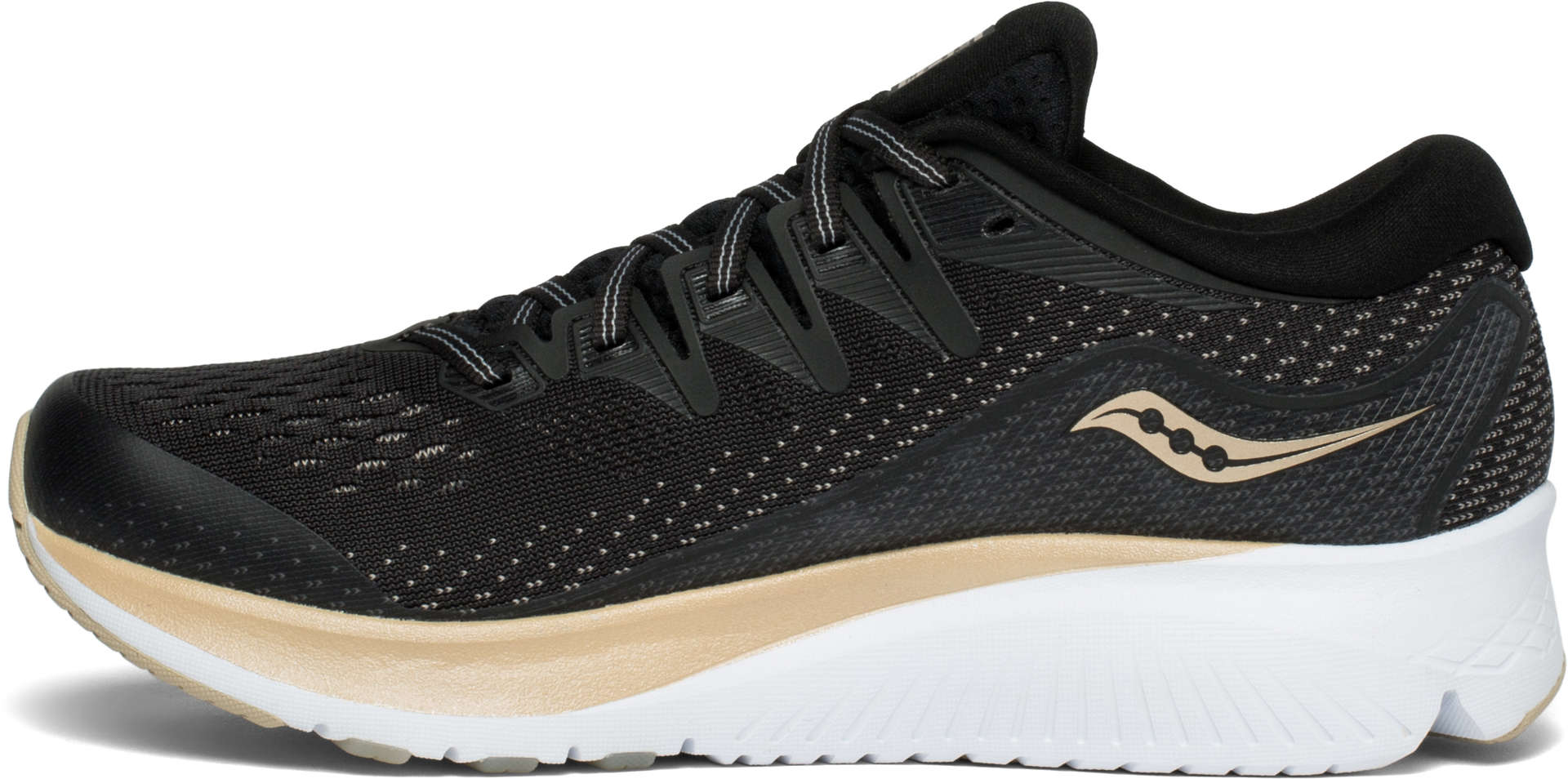 Saucony Ride ISO 2 Hardloopschoenen Zwart/Goud Dames