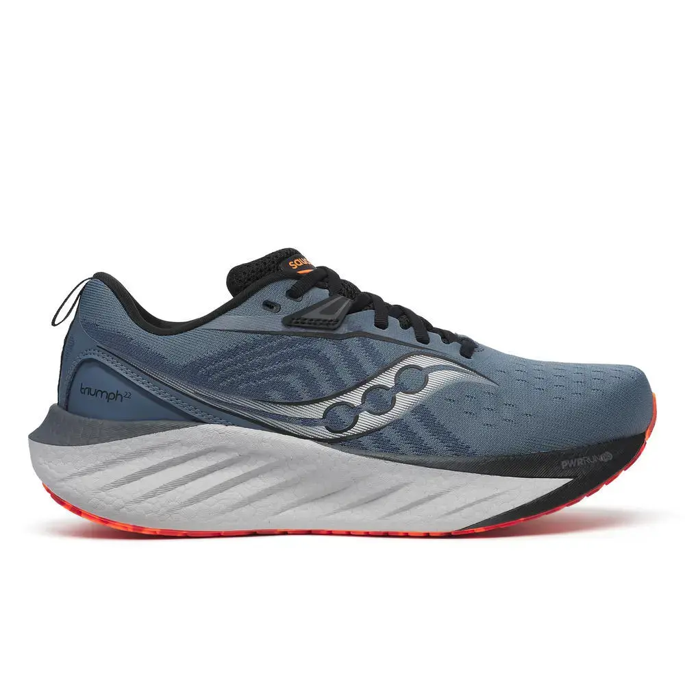 Saucony Triumph 22 Hardloopschoenen Blauw/Zwart/Grijs Heren