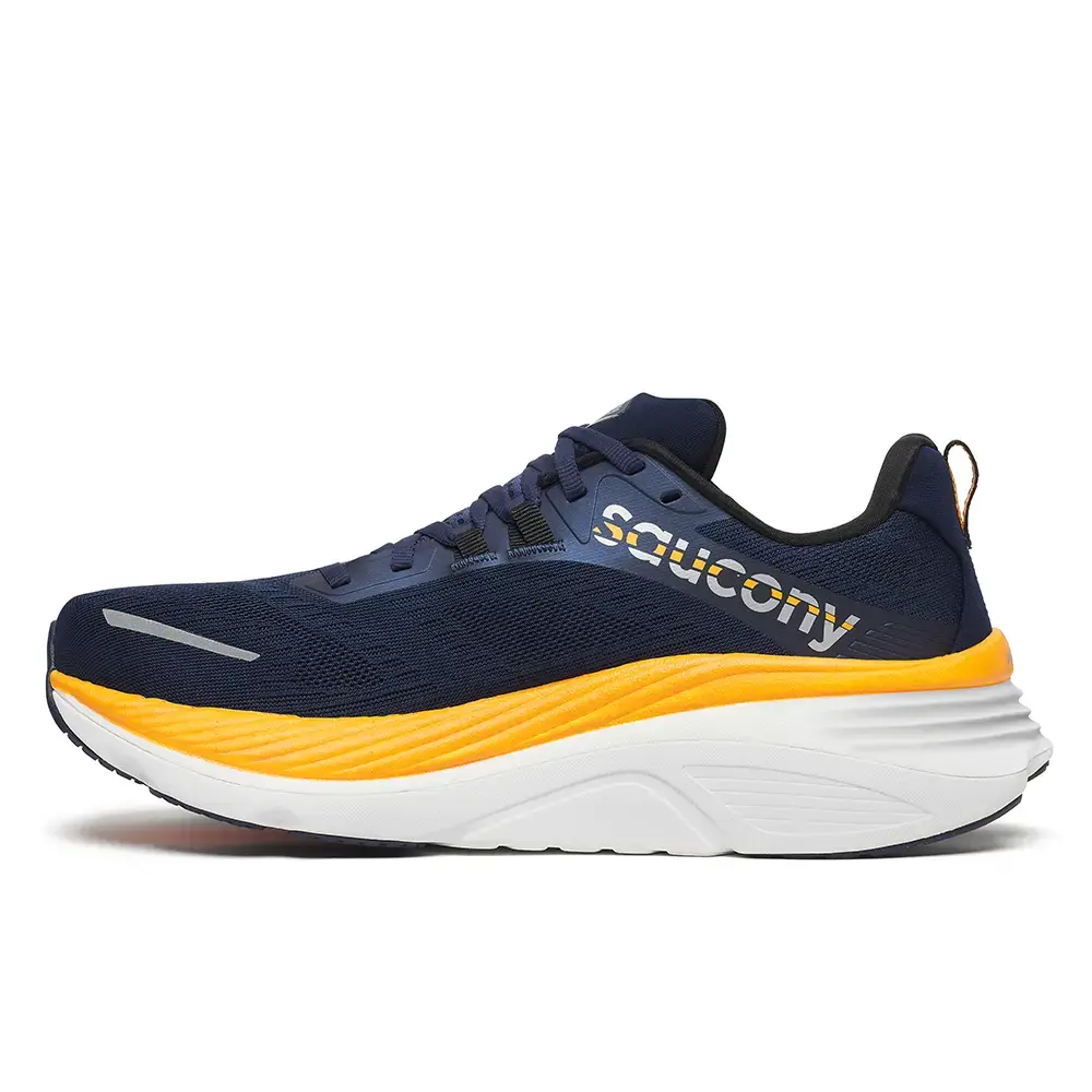 Saucony Hurricane 24 Hardloopschoenen Donkerblauw/Oranje Heren