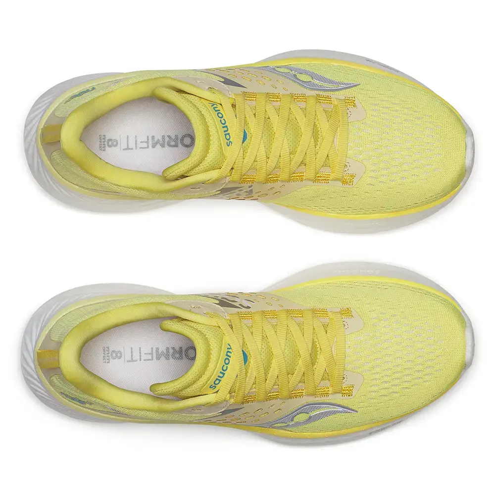 Saucony Ride 17 Hardloopschoenen Geel/Wit Dames