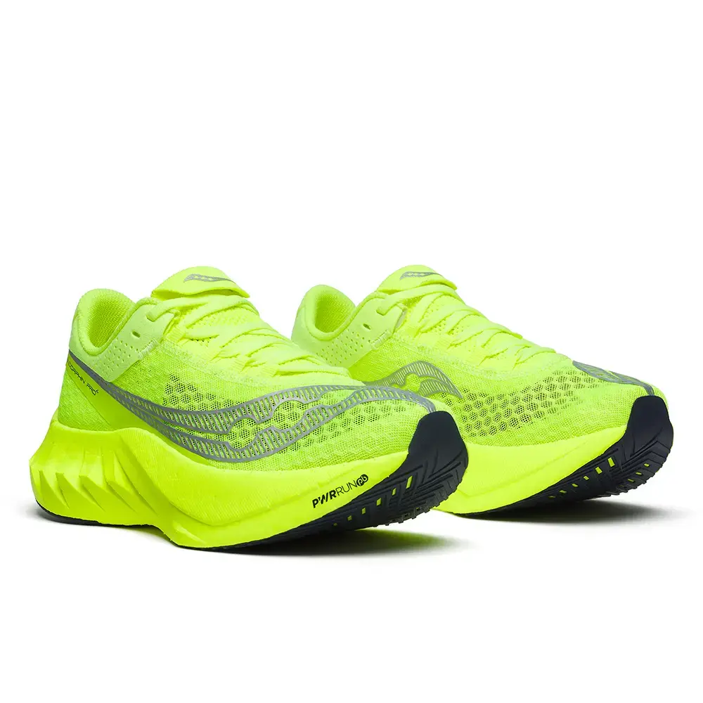 Saucony Endorphin Pro 4 Hardloopschoenen Geel/Zilver Dames