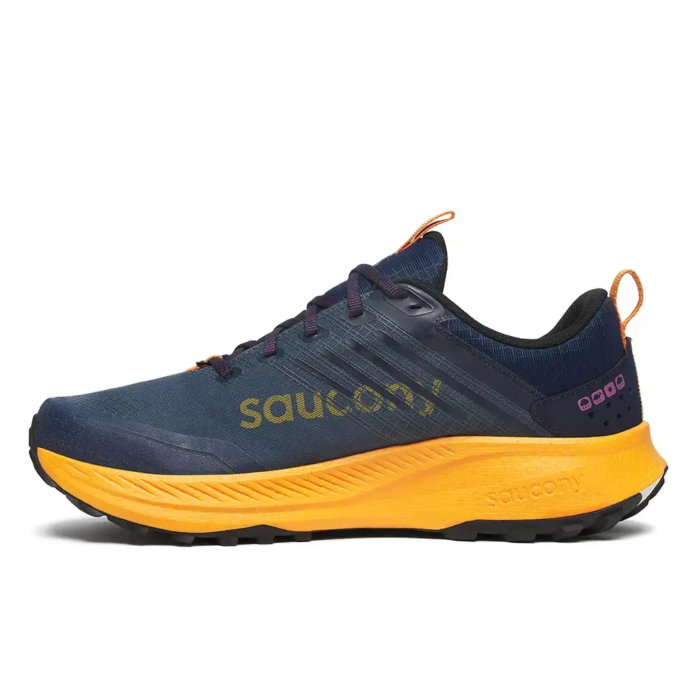 Saucony Ride TR2 GTX Trail Hardloopschoenen Donkerblauw/Oranje Heren