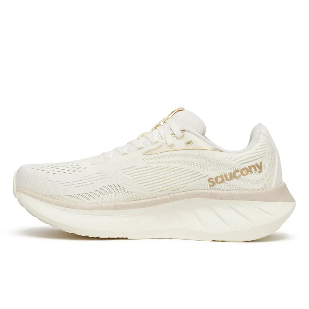 Saucony Ride 18 Hardloopschoenen Beige Dames