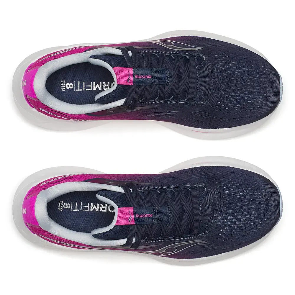 Saucony Ride 18 Hardloopschoenen Donkerblauw/Paars Dames